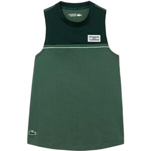 (10 UK, Green) Lacoste Womens/Ladies Contrast Cotton Stretch Sport Tank Top (10 UK, Green) Lacoste Womens/Ladies Contrast Cotton Stretch Sport Tank Top