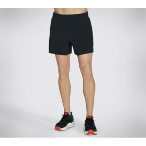(Black, M) Skechers Performance Razor Polyester Men's Black Activewear Shorts (Black, M) Skechers Performance Razor Polyester Men's Black Activewear Shorts