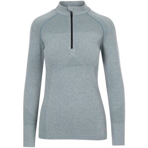(16, Teal Mist) Trespass Womens 1/2 Zip Seamless Active Top Pelina (16, Teal Mist) Trespass Womens 1/2 Zip Seamless Active Top Pelina