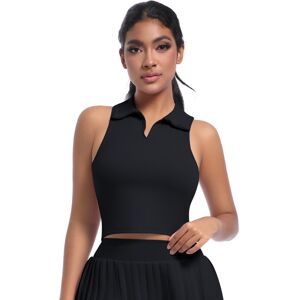 Unbranded (Vest - black, L) Outdoor leisure lapel vest running sports fitness breathable s Unbranded (Vest - black, L) Outdoor leisure lapel vest running sports fitness breathable s