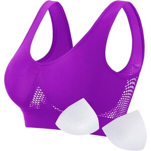 Unbranded (4XL, 04* Purple) Sports Bras Womens 1/2PC Plus Size High Impact No Underwire Wi Unbranded (4XL, 04* Purple) Sports Bras Womens 1/2PC Plus Size High Impact No Underwire Wi