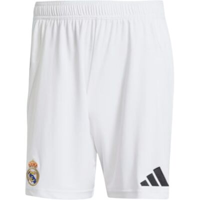 adidas Real Madrid 24/25 Home Shorts - White adidas Real Madrid 24/25 Home Shorts - White