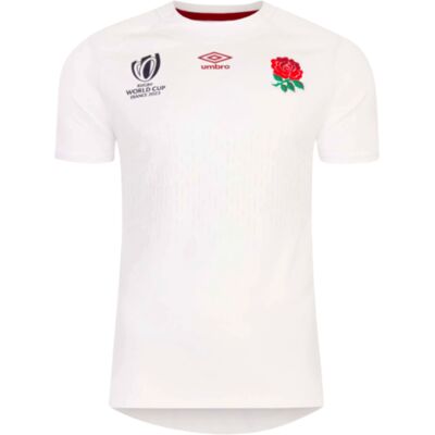 Umbro England RWC 2023 Home Replica Rugby Shirt - White - 53-55 inch Chest Umbro England RWC 2023 Home Replica Rugby Shirt - White - 53-55 inch Chest