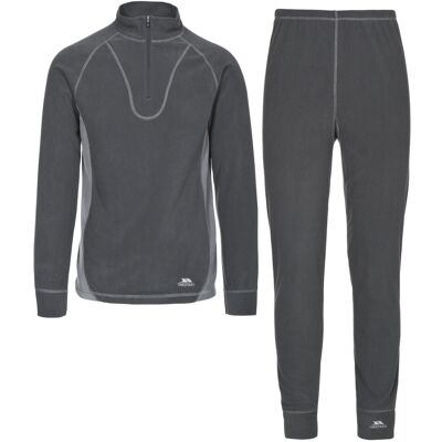 (S, Cement X) Trespass Unisex Thermal Set Thriller (S, Cement X) Trespass Unisex Thermal Set Thriller