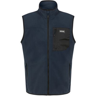 (3XL, Navy Blue) Regatta Mens Frankie Fleece Gilet (3XL, Navy Blue) Regatta Mens Frankie Fleece Gilet