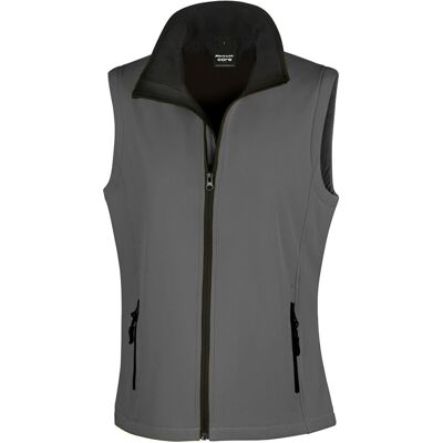Result Charcoal Grey/Black Softshell Body Warmer - Body Warmer Result Charcoal Grey/Black Softshell Body Warmer - Body Warmer