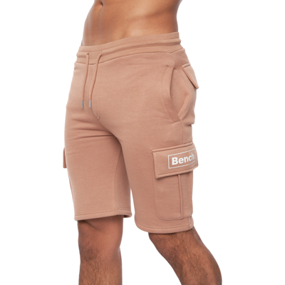 (S, Clay) Bench Mens Claxton Elasticated Jogger Jogging Bottoms Sweatshorts (S, Clay) Bench Mens Claxton Elasticated Jogger Jogging Bottoms Sweatshorts