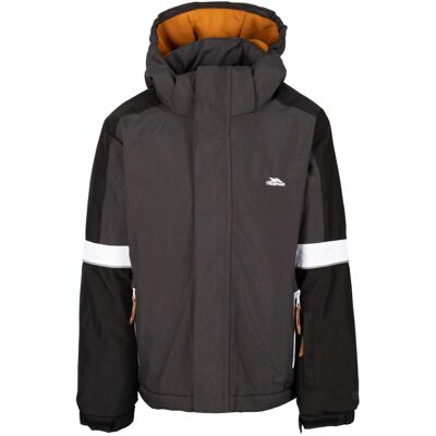 Trespass Kingsley Ski Jacket - Waterproof, Windproof, Detachable Hood - Boys' 7-8 Years Trespass Kingsley Ski Jacket - Waterproof, Windproof, Detachable Hood - Boys' 7-8 Years