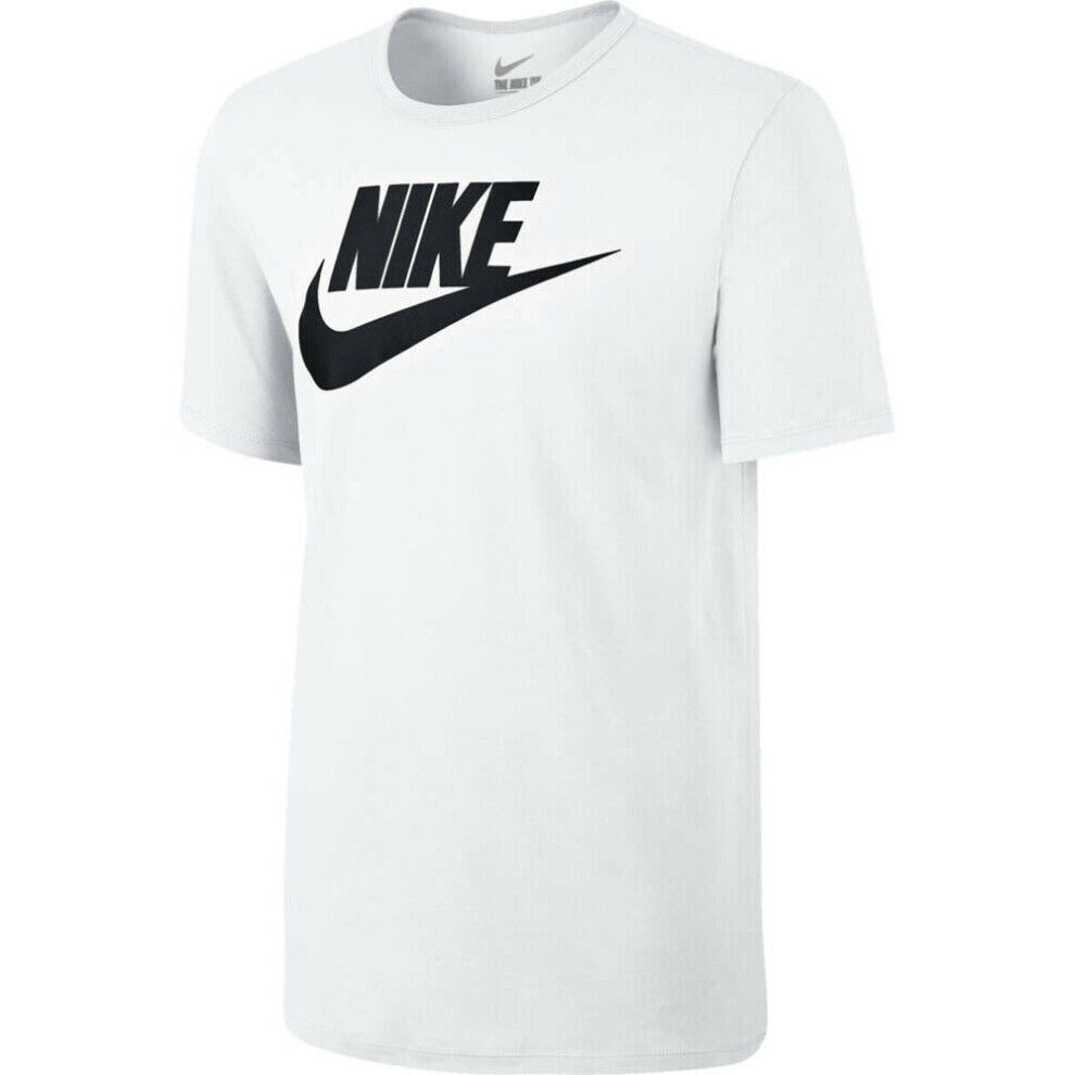 Mens T Shirt Futura Icon Gym Tee White Black XL) Nike Mens T Shirt Futura
