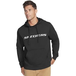 (M, Black) Skechers Mens Heritage II Pullover Kangaroo Pocket Comfort Fit Hoody (M, Black) Skechers Mens Heritage II Pullover Kangaroo Pocket Comfort Fit Hoody