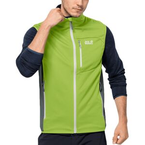 (S, Spring Lime) Jack Wolfskin Mens Highest Peak Stretch Softshell Outdoor Bodyw (S, Spring Lime) Jack Wolfskin Mens Highest Peak Stretch Softshell Outdoor Bodyw