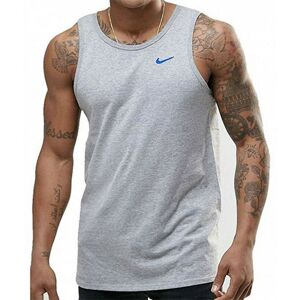 (Grey, M) Nike Mens Athletic Training Gym Vest Sleeveless Tank Top (Grey, M) Nike Mens Athletic Training Gym Vest Sleeveless Tank Top
