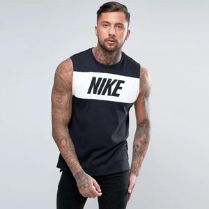 (Black, M) Nike Mens Vest Retro Big Logo Sports Gym Sleeveless Tank Top (Black, M) Nike Mens Vest Retro Big Logo Sports Gym Sleeveless Tank Top