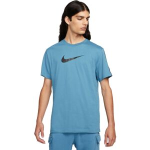 (Storm Blue, XL) Nike Mens Repeat T Shirt Club Swoosh Classic Logo Crew Neck Tee (Storm Blue, XL) Nike Mens Repeat T Shirt Club Swoosh Classic Logo Crew Neck Tee