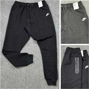 (BLACK, LARGE) Nike Mens Jogger Fleece Cotton Sports Track Pant (BLACK, LARGE) Nike Mens Jogger Fleece Cotton Sports Track Pant