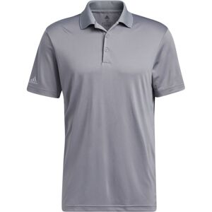 (L, Grey) Adidas Mens Performance Polo Shirt (L, Grey) Adidas Mens Performance Polo Shirt