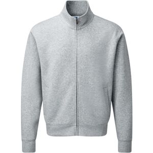 (XS, Light Oxford) Russell Mens Authentic Full Zip Sweatshirt Jacket (XS, Light Oxford) Russell Mens Authentic Full Zip Sweatshirt Jacket