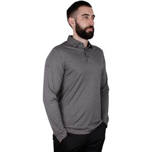 (S, Quiet Shade Heather) Callaway Golf Mens Long Sleeve ATY Swing Tech Opti-Dri (S, Quiet Shade Heather) Callaway Golf Mens Long Sleeve ATY Swing Tech Opti-Dri