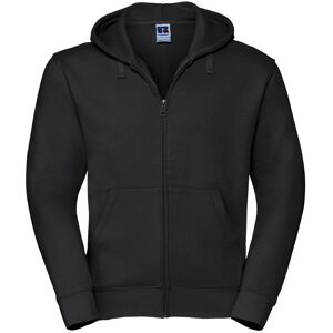 (XS, Black) Russell Mens Authentic Full Zip Hooded Sweatshirt / Hoodie (XS, Black) Russell Mens Authentic Full Zip Hooded Sweatshirt / Hoodie