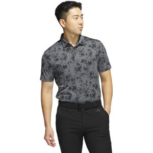 (M, Black) adidas Golf Burst Lightweight Recycled Stretch Jacquard Polo Shirt (M, Black) adidas Golf Burst Lightweight Recycled Stretch Jacquard Polo Shirt