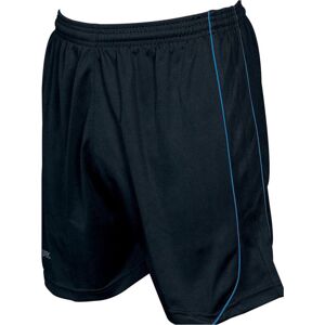Loops L ADULT Elastic Waist Football Gym Training Shorts - Plain BLACK/BLUE 38-40" Loops L ADULT Elastic Waist Football Gym Training Shorts - Plain BLACK/BLUE 38-40"