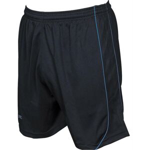 Loops S ADULT Elastic Waist Football Gym Training Shorts - Plain BLACK/BLUE 30-32" Loops S ADULT Elastic Waist Football Gym Training Shorts - Plain BLACK/BLUE 30-32"