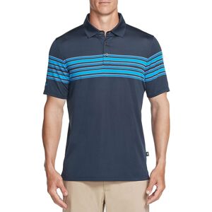 (M, Blue Iris) Skechers Golf Mens Club Face Stripe Stretch Performance Polo Shir (M, Blue Iris) Skechers Golf Mens Club Face Stripe Stretch Performance Polo Shir