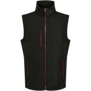 (M, Black/Classic Red) Regatta Mens Navigate Softshell 2 Layer Body Warmer (M, Black/Classic Red) Regatta Mens Navigate Softshell 2 Layer Body Warmer