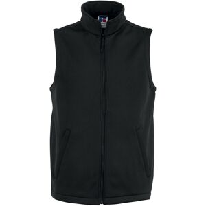 (XS, Black) Russell Mens Smart Softshell Gilet (XS, Black) Russell Mens Smart Softshell Gilet