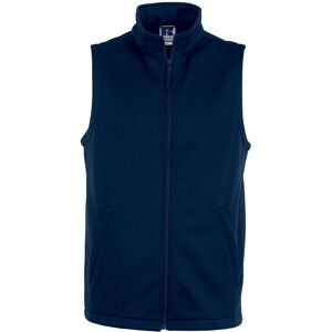 (XL, French Navy) Russell Mens Smart Softshell Gilet (XL, French Navy) Russell Mens Smart Softshell Gilet