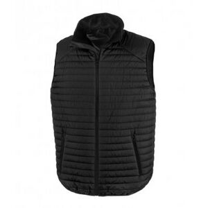 (M, Black/Black) Result Adults Unisex Thermoquilt Gilet (M, Black/Black) Result Adults Unisex Thermoquilt Gilet