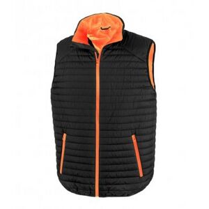 (M, Black/Orange) Result Adults Unisex Thermoquilt Gilet (M, Black/Orange) Result Adults Unisex Thermoquilt Gilet