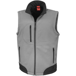 (XL, Workguard Grey/Black) Result Mens Softshell Body Warmer (XL, Workguard Grey/Black) Result Mens Softshell Body Warmer