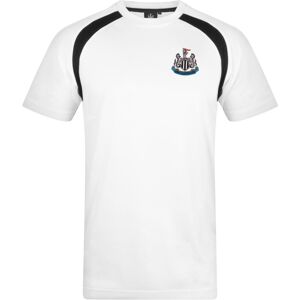 (White, Large) Newcastle United Mens T-Shirt Poly Top OFFICIAL Football Gift (White, Large) Newcastle United Mens T-Shirt Poly Top OFFICIAL Football Gift
