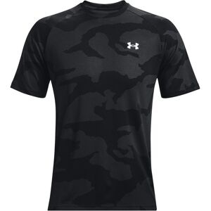 Under Armour Men's Velocity Jacquard Short Sleeve T Shirt (001) Black / / White Under Armour Men's Velocity Jacquard Short Sleeve T Shirt (001) Black / / White