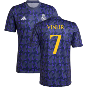 adidas (M) 2023-2024 Real Madrid Pre-Match Shirt (Shadow Navy) (Vini Jr 7) adidas (M) 2023-2024 Real Madrid Pre-Match Shirt (Shadow Navy) (Vini Jr 7)
