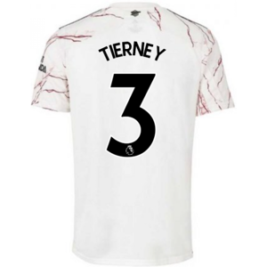 (S) 2020-2021 Arsenal Adidas Away Football Shirt (TIERNEY 3) (S) 2020-2021 Arsenal Adidas Away Football Shirt (TIERNEY 3)