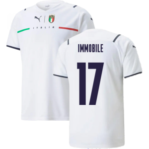 Puma (S) 2021-2022 Italy Away Shirt (IMMOBILE 17) Puma (S) 2021-2022 Italy Away Shirt (IMMOBILE 17)