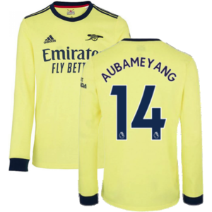 adidas (XS) Arsenal 2021-2022 Long Sleeve Away Shirt (AUBAMEYANG 14) adidas (XS) Arsenal 2021-2022 Long Sleeve Away Shirt (AUBAMEYANG 14)