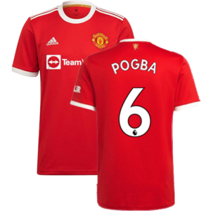 adidas (4XL) Man Utd 2021-2022 Home Shirt (POGBA 6) adidas (4XL) Man Utd 2021-2022 Home Shirt (POGBA 6)