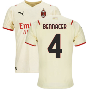 Puma (XXL) 2021-2022 AC Milan Away Shirt (BENNACER 4) Puma (XXL) 2021-2022 AC Milan Away Shirt (BENNACER 4)