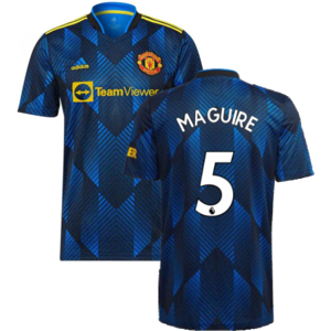 Adidas Man Utd Maguire 5 Blue Third Shirt - Football Shirt Adidas Man Utd Maguire 5 Blue Third Shirt - Football Shirt