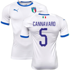 Puma (M) 2018-2019 Italy Away evoKIT Away Shirt (Cannavaro 5) Puma (M) 2018-2019 Italy Away evoKIT Away Shirt (Cannavaro 5)