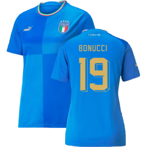 Puma (L) 2022-2023 Italy Home Shirt (Ladies) (BONUCCI 19) Puma (L) 2022-2023 Italy Home Shirt (Ladies) (BONUCCI 19)
