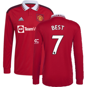 adidas (XL) 2022-2023 Man Utd Long Sleeve Home Shirt (BEST 7) adidas (XL) 2022-2023 Man Utd Long Sleeve Home Shirt (BEST 7)