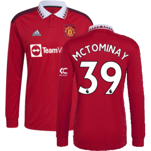 adidas (XS) 2022-2023 Man Utd Long Sleeve Home Shirt (McTOMINAY 39) adidas (XS) 2022-2023 Man Utd Long Sleeve Home Shirt (McTOMINAY 39)