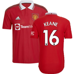 adidas (XL) 2022-2023 Man Utd Authentic Home Shirt (KEANE 16) adidas (XL) 2022-2023 Man Utd Authentic Home Shirt (KEANE 16)