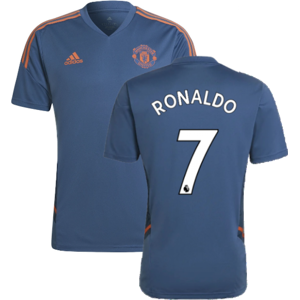 adidas (M) 2022-2023 Man Utd Training Shirt (Blue) (RONALDO 7) adidas (M) 2022-2023 Man Utd Training Shirt (Blue) (RONALDO 7)