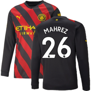 Puma (XXL) 2022-2023 Man City Long Sleeve Away Shirt (MAHREZ 26) Puma (XXL) 2022-2023 Man City Long Sleeve Away Shirt (MAHREZ 26)