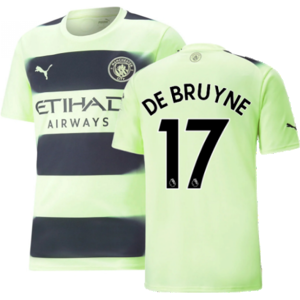 Puma (XL) 2022-2023 Man City Third Shirt (DE BRUYNE 17) Puma (XL) 2022-2023 Man City Third Shirt (DE BRUYNE 17)
